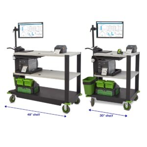 Powered Mobile Workstations - Warehouse Computer Carts